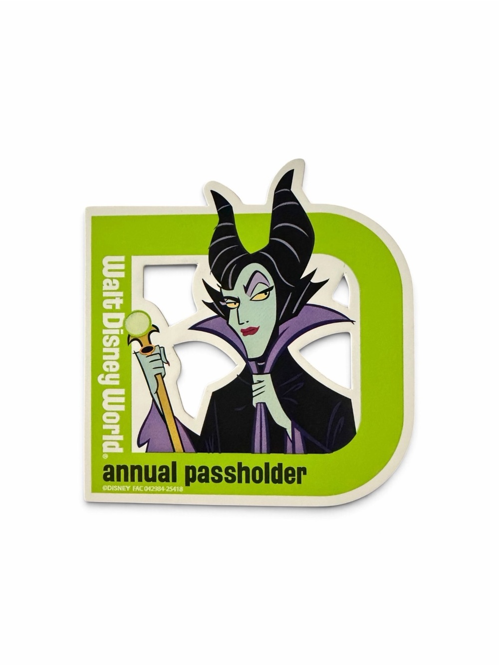 Disney Maleficent Annual Passholder Magnet